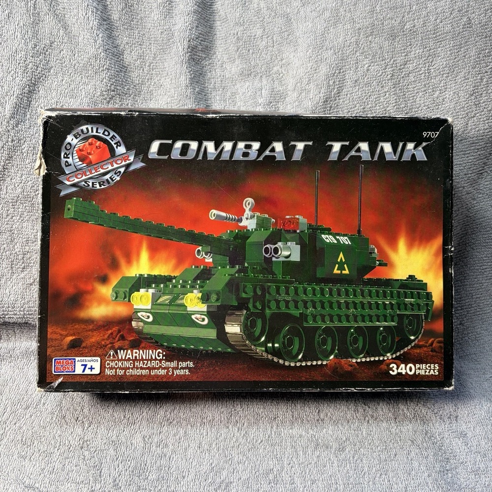 Mega Bloks Pro - Builder 9707 Combat Tank - Used